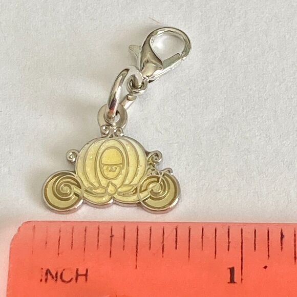 Vintage Disney Cinderella Wedding Carriage Princess Zipper Pull Bag Charm Purse - Picture 7 of 8